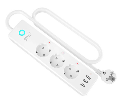 Czujnik inteligentny Gosund Inteligentna listwa zasilająca WiFi P1 PLUS (3x AC schuko, 3